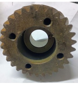 ingranaggio pompa iniezione 29 denti, dm post 39, sp denti 78,50, H denti 24,8, foro conico 28/25 H cono 34