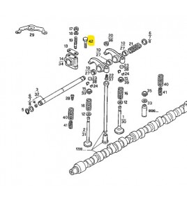 vite testa esagonale supporto castelletto punterie 10x1,25x75 iveco 61316738 500020342
