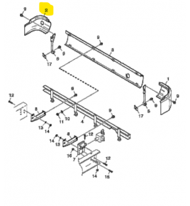angolare paraurti posteriore dx scania 1792499 480958