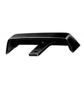 terminale in alluminio verniciato a polvere nero happich 3760246