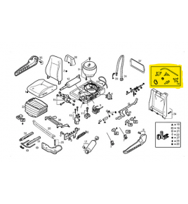 kit raccordi e tubazioni sedile conducente iveco 93161528