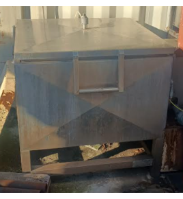 lavapezzi a scuotimento aria usata, liquido riscaldato portata 600kg simplex big1400