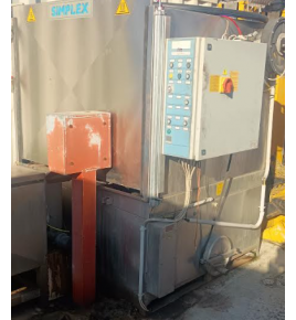 lavapezzi accicesto ruotante portata 1800kg lavaggio 12bar liquido max 80 simplex big 1800