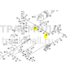 giunto sferico tirante leva retromarcia mercedes A0002689089