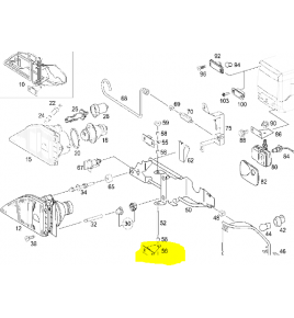 suppoorto inferiore faro citaro mercedes a6288851614