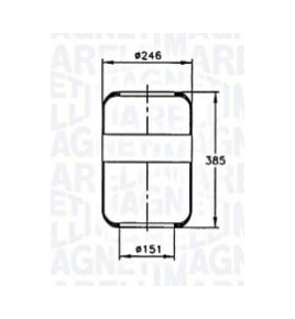 sospensione aria completa cfg 96898 iveco 93195789 140054