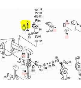 perno sferico tiranteria acceleratore mercedes a6279910015