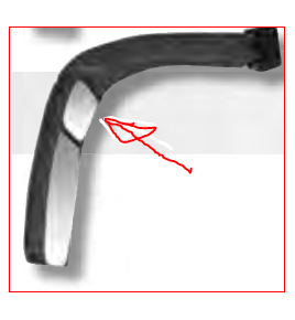specchio retrovisore superiore dx iveco 71101539