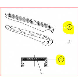 copripedale pedale freno wabco 4613189202 iveco 93162155 breda 0189504