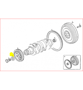 rondella volano albero motore iveco 98431967