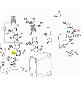 COLLARE X TUBO SCARICO CITARO MERCEDES a6554920140