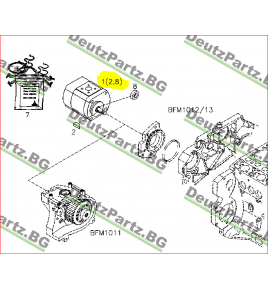 pompa idroventola 231 bosch 0510615014 deutz 01174146