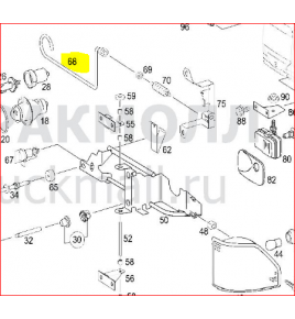 sbloccaggio serratura cofano citaro mercedes A6288800060