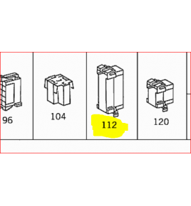 blocchetto spine da 10 poli mercedes a6555451028