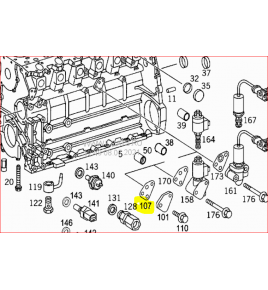 guarnizione piastra di chiusura monoblocco mercedes a9060460280