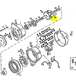 rotore alternatore bosch 1124037000 iveco 8122270 daf 690000 khd 01309657