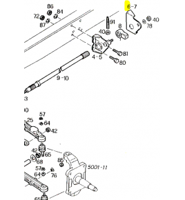 staffa di fissaggio anteriore dx stabilizzatrice daily iveco 8577433