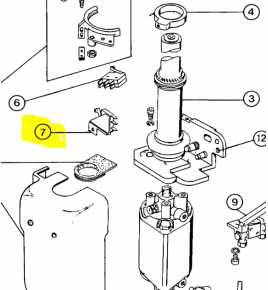 microinterruttore cilindro porta iveco 8194568