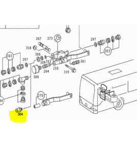 giunto per valvola livellatrice tourino mercedes a0019972971