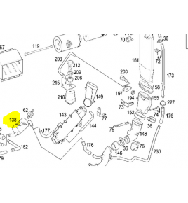risonatore/aspirazione d'aria compressore aria mercedes a6285203002