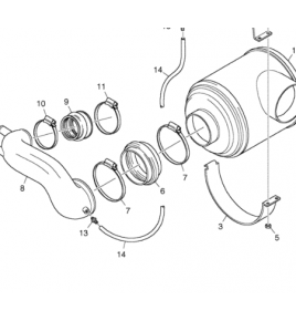 tubo flessibile filtro aria scania 488371