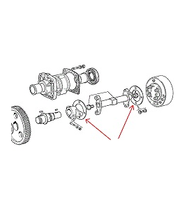 spessori/lamerino albero pompa iniezione 170 e 190 iveco 4538013