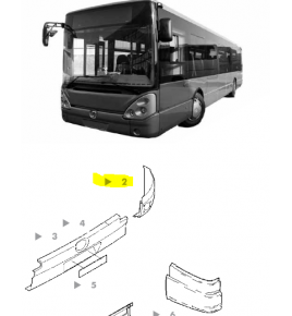 paraurti terminale angolare anteriore sx citelys iveco 5006182631