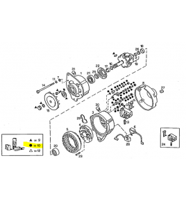 kit ricambi alternatore iveco 8124787