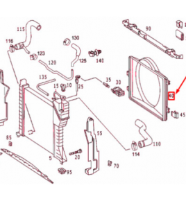 convogliatore radiatore sprinter mercedes a9015051655