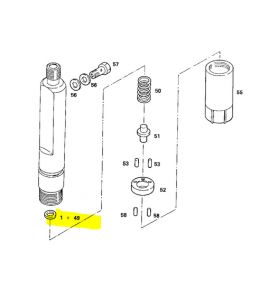 spessori di regitro iniettori SHIM SP1,56 MM  iveco 93194609 79067834