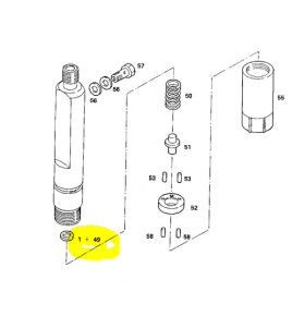 spessori di registro iniettore SHIM SP1,2 MM  conf 5pz iveco 93194706 79067816