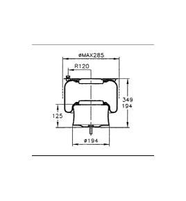 cella completa sospensione posteriore 1s 285 20 iveco 4823495