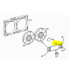 supporto comando ventilatore citaro mercedes a6285001527