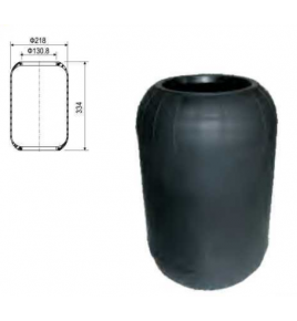 membrana sospensione pneumatica/toopless cf gomma 97555 1s 285 20 iveco 4843220 2997743
