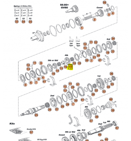 ingranaggio elicoidale 4° marcia 31 denti cambio zf1250304399