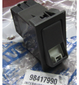 interruttore da incasso al cruscotto 1 scatto iveco 98417990