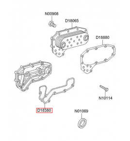 guarnizione radiatore olio/scambiatore mercedes a0001883380