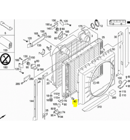 vite di espurgo aria dal circuito di raffreddamento mercedes a0005011607
