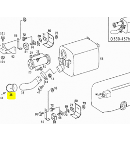 terminale scarico mercedes a3574920814 a3574921314