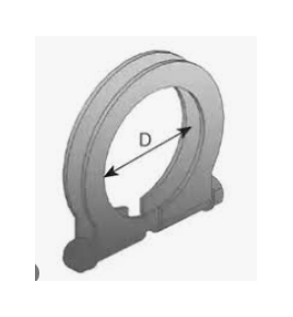 collare di fissaggio scarico 92-96 iveco 4839514