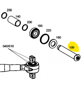 perno braccio guida mercedes a6293320074