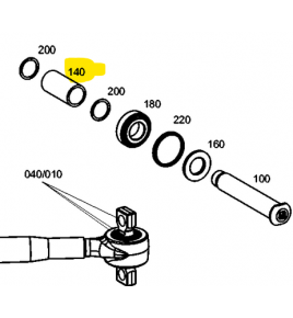 boccola braccio oscillante mercedes a6293320048