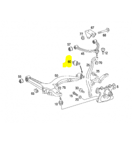 silentblock braccio oscillante inferiore mercedes a4443330127