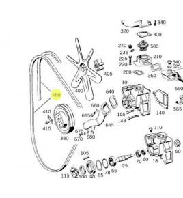 cinghia dentata avx 13x1375 mercedes a0039971992