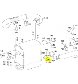 tassello antivibrante marmitta mercedes a0009980246
