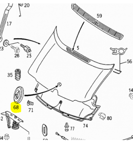 emblema adesivo mercedes A9018100018