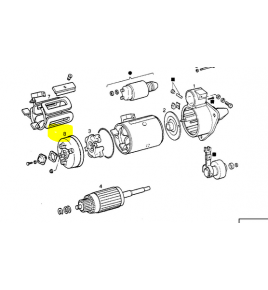 coperchio motorino avviamento iveco 79081047