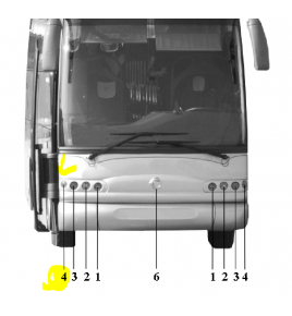 indicatore di direzione anteriore arancio iveco 71701596