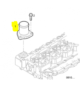 corpo termostatico europolis iveco 4895131