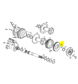 ingranaggio pompa iniezione iveco 4722821